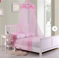 Kids Collapsible Hoop Sheer Bed Canopy