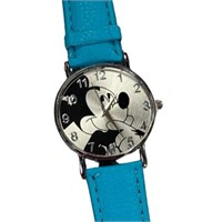 Trendy Fun Turquiose Mickey Mouse Unisex Watch