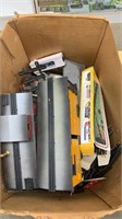 Box Lot of Model Trains and Parts