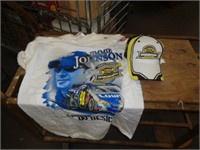 NASCAR MEDIUM T SHIRT & HAT