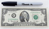 Billet de 2$ U.S.A 1976 F