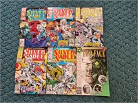 Lot of 6 Comic Books - Silver Sable