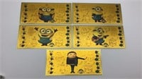 Minions Collectible Gold Bills