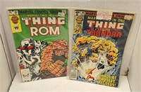 2 The Thing and Rom Comics