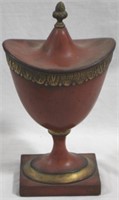 Decorative Urn, 13.5" tall