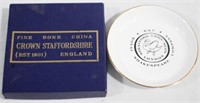 Crown Staffordshire 4" Plate w/ Box