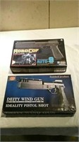 Two airsoft pistols
