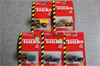 5 Tonka Diecast Metal Toys in Box Series 1
