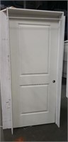 OFFWHITE 36" LH INTERIOR SWING DOOR WITH 4 1/2"
