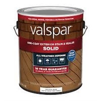 1Gal Valspar Neutral Base One-Coat Solid Stain A5