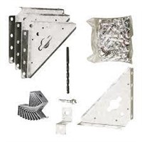 Arrow Galvanized Steel Storage Shed Anchor Kit A5