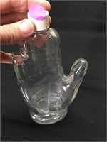 Very Cool Glass Hand Shaped Bottle