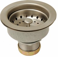 Allen + Roth Deep Cup Basket Strainer, Satin Nicke