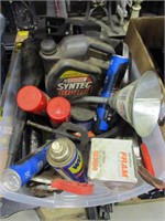 Garage Chemicals, Oil Filters, Funnel
