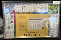 "THE GAME OF FOWLER"  BOARD GAME
