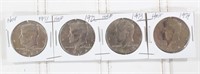 (4) 1970's Kennedy Half Dollars
