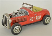 Vintage Nomura Century Hot Rod Tin Friction Car