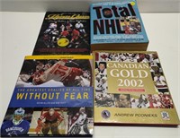 Group of Hockey Books