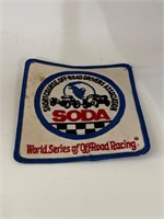 Vintage SODA Off Road Racing Patch