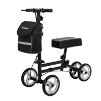 WF103  ELENKER Knee Scooter, Steerable - Black