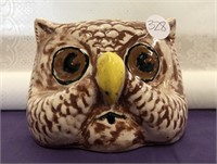 Vintage Ceramic Owl Eye Glasses Holder