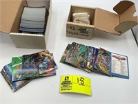 TWO BOXES OF SPIDERMAN TRADING CARDS. BID IS X 2