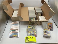 THREE BOXES OF DC COMICS CARDS. BID IS X 3