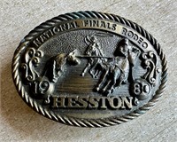 1980 Hesston National Finals Rodeo Belt Buckle