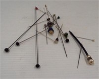 (17) Hat pins and stick pins in a variety of