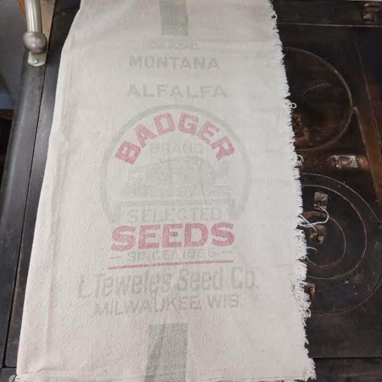 Badger Seeds Montana alfalfa sack