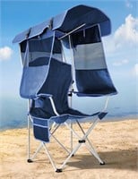 Docusvect Kids Beach Chair  Canopy  Blue