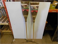 Two ECO Palm Brooms