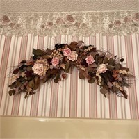 Faux Flower Floral Swag 30’’ Approximately