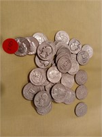 Silver Washington Quarters $10 FV