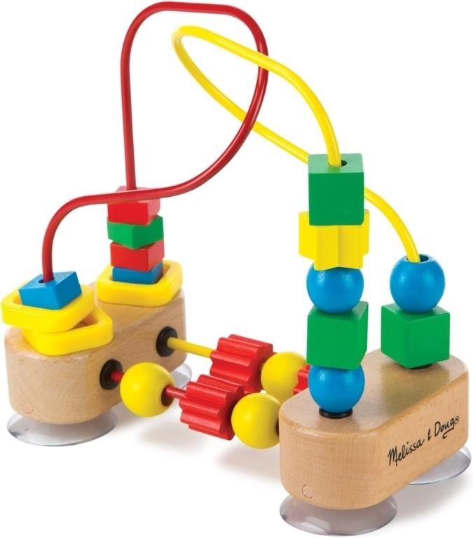 (N) Melissa & Doug First Bead Maze - Wooden Educat