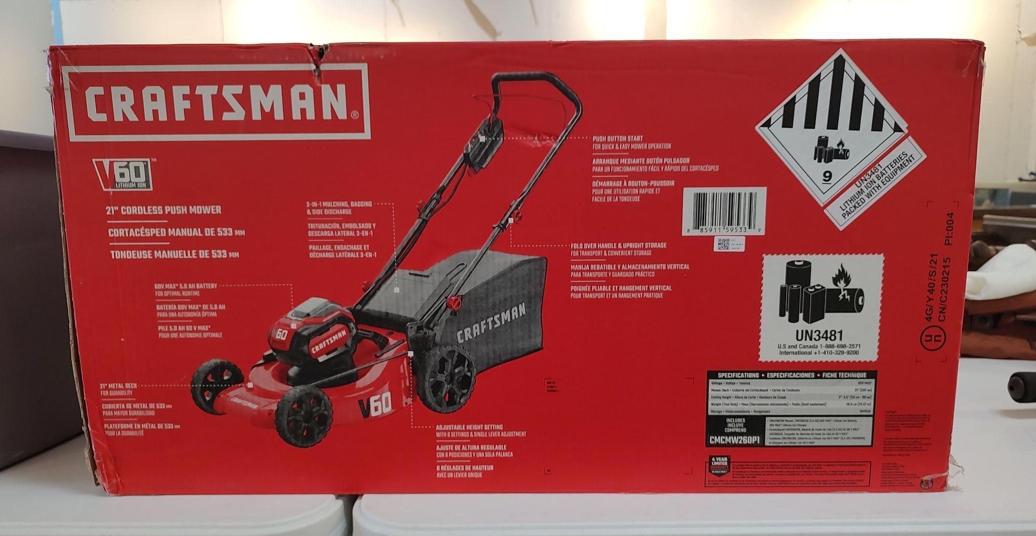 *NEW* Craftsman 21" Electric Lawnmower