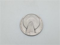 1974 Silver Medal 935 Sterling Coin Israel