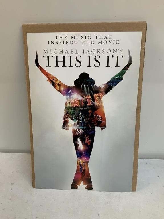 Unframed Michael Jackson "This is It" Poster