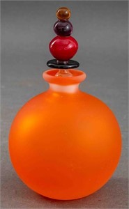 Italian Modernist Art Glass Perfume Bottle
