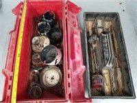 Assorted Drill Bits w/ Toolbox