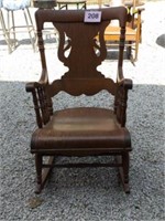 ANTIQUE WOOD ROCKER