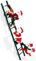 Holiday Wooden Ladder w/ wooden figures