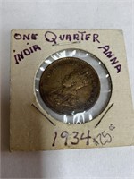 1934 India quarter