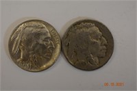 1930 & 1937 Indian Head Nickels