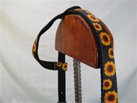 ONE EAR HEADSTALL W/SUNFLOWER DESIGN 27754