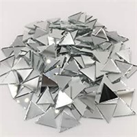 12mm Triangular Shape Mirror Mosaic Tiles Silver