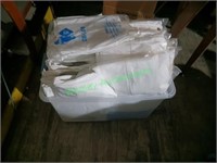 Safety Zone Body Suits in Plastic Tote