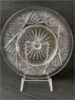 Antique Crystal pate plate
