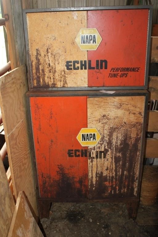 Vintage Napa Echlin Parts Cabinet