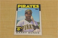1986 TOPPS BARRY BONDS TRADING CARDS